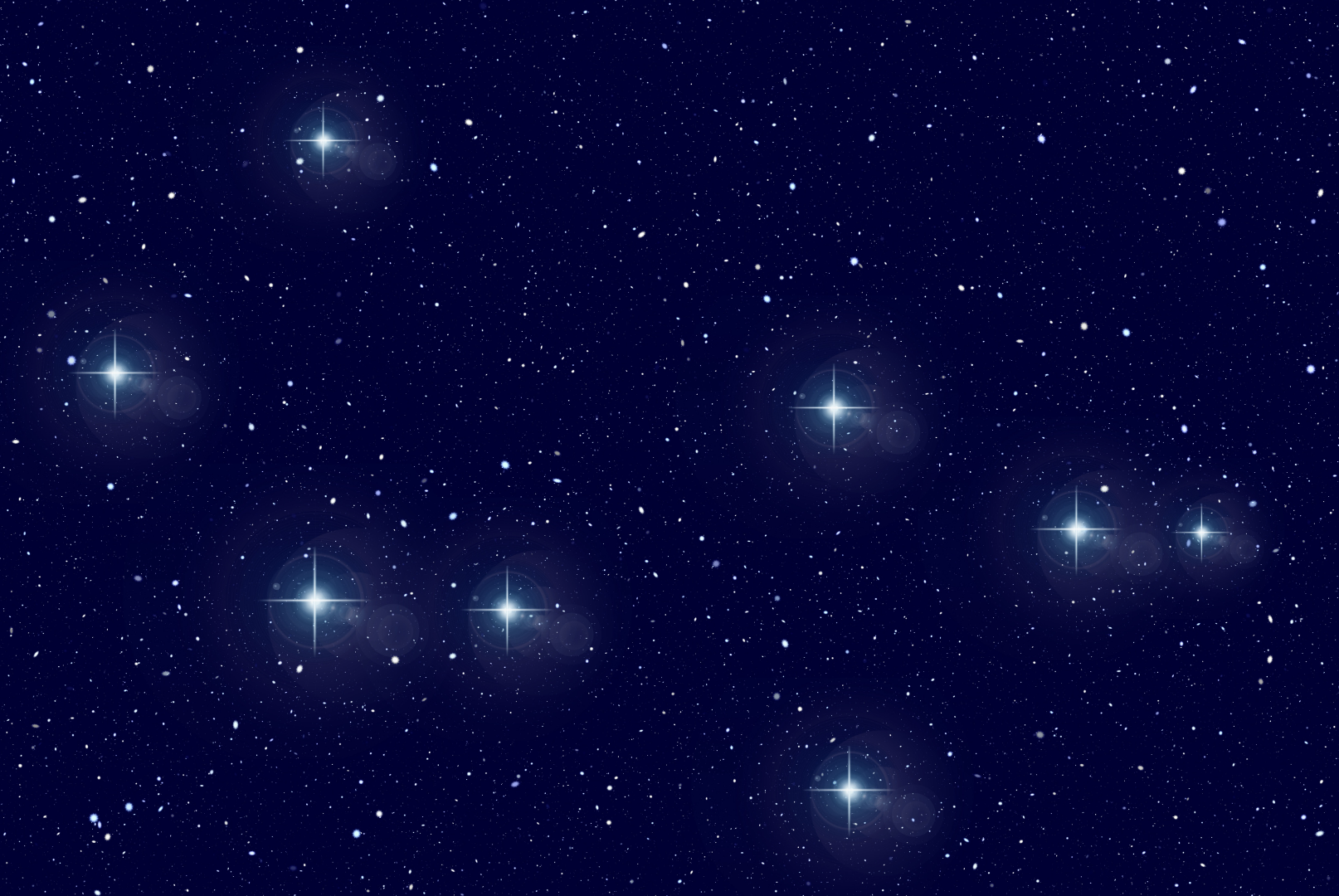 A vast star-filled cosmic night sky with shining stars and distant galaxies